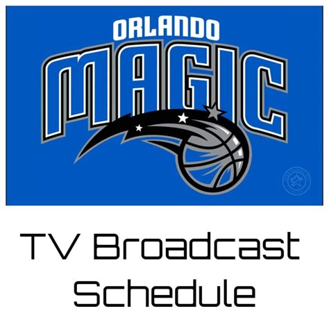 orlando magic television schedule